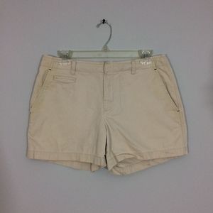 Tommy Hilfiger Womens Sz 6 Tan Chinos Khaki Shorts